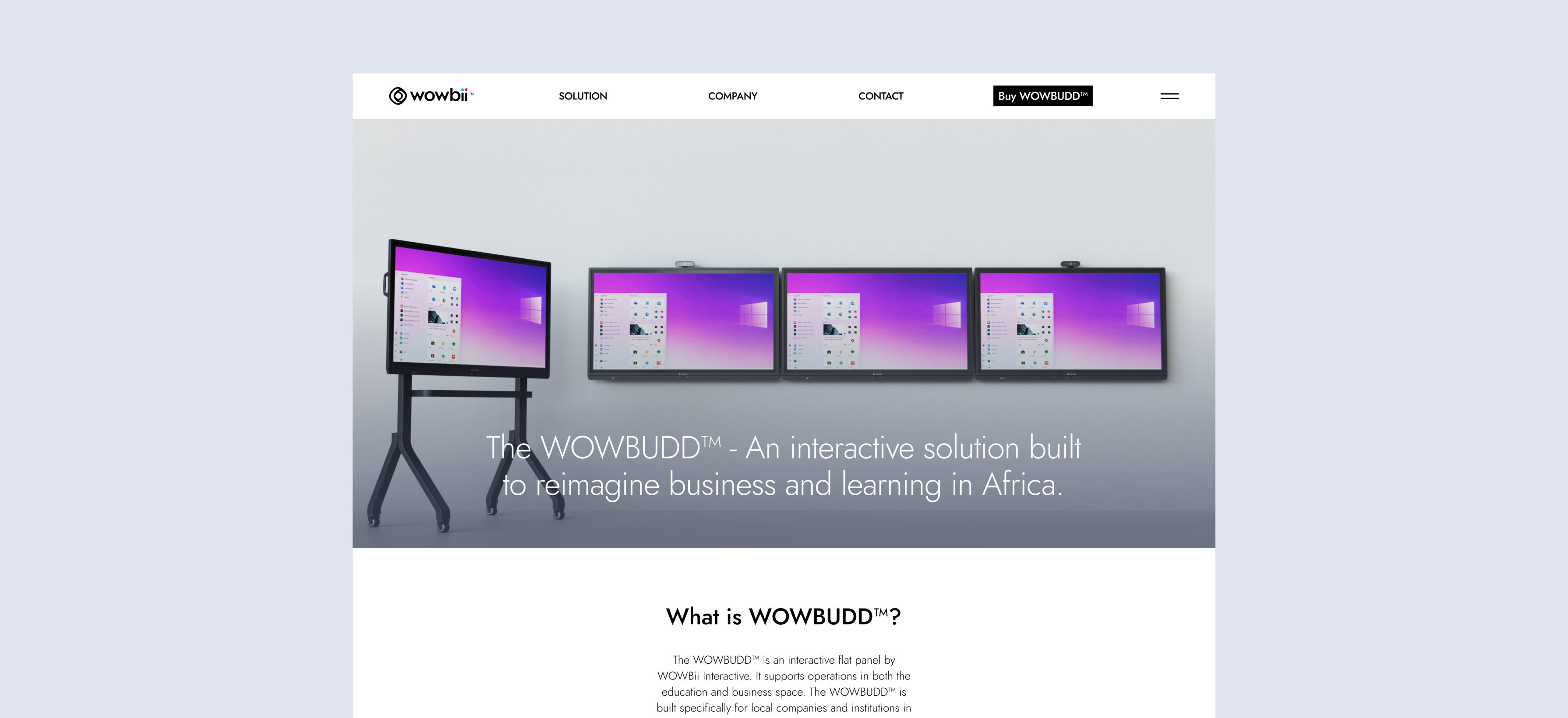 Web design studio in Lagos. Design agency in Lagos, Nigeria. WOWBii Interactive.